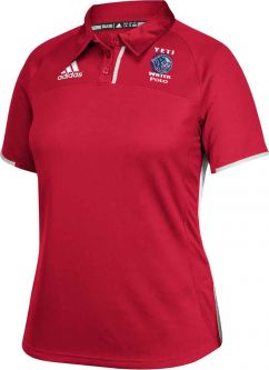 Adidas Womens Utility Polo, Red